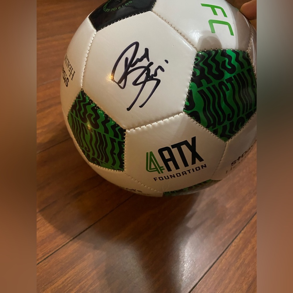 Austin fc signed ball